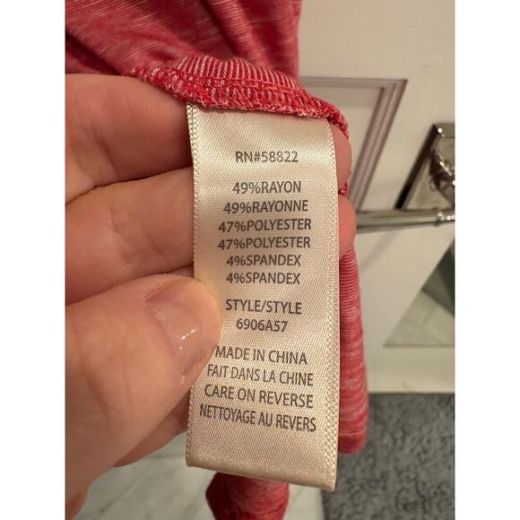 Max Studio Size Medium M Red Tank Dress July 4th Summer - Picture 5 of 5